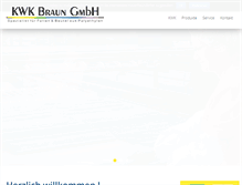 Tablet Screenshot of kwk-braun.de